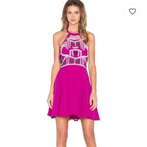 Shopbop NBD X the naven girls flirty skater dress in berry
